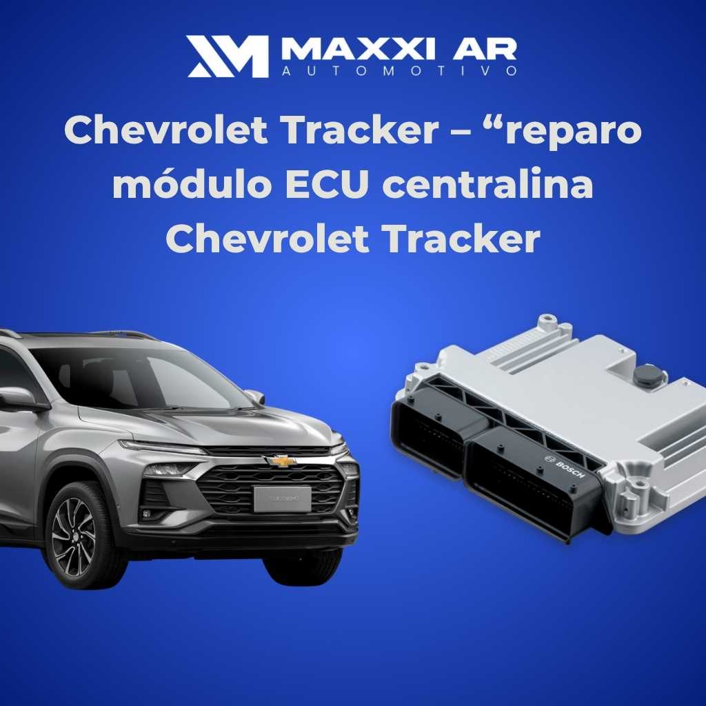 Técnico realizando Reparo Módulo ECU Centralina Chevrolet Tracker (Módulo de Injeção) em laboratório